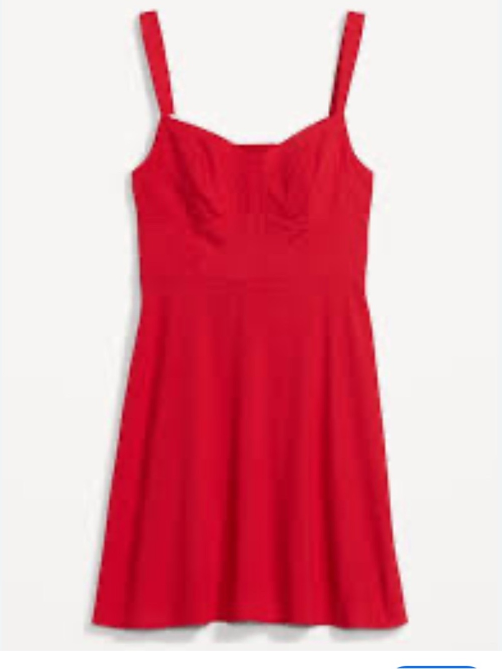 Old Navy Red Medium Tall Fit-and-Flare Mini Dress